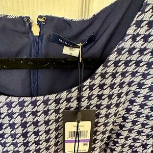 Tommy Hilfiger Navy Patterned Dress